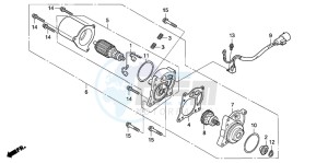 TRX90 drawing STARTING MOTOR