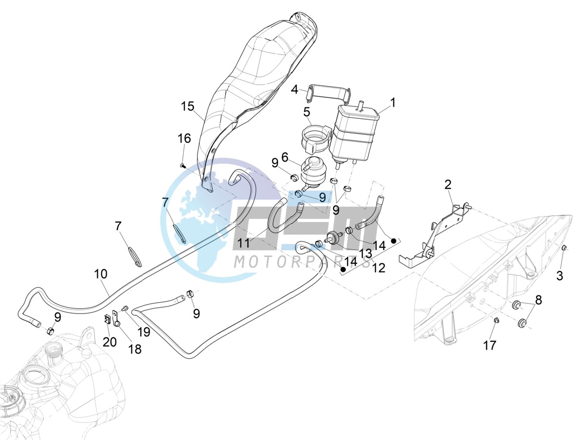 Anti-percolation system