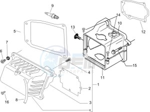 Zip 100 4T 2006-2010 drawing Cylinder head cover