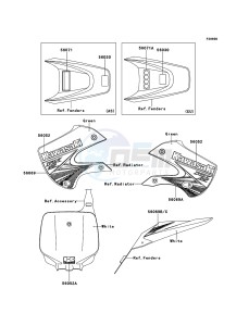 KX65 KX65AEF EU drawing Labels