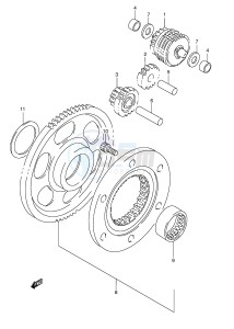 DR800S (E4) drawing STARTER CLUTCH