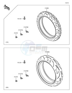 NINJA 650 EX650KJF XX (EU ME A(FRICA) drawing Tires