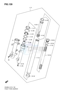 AN400 BURGMAN EU drawing FRONT FORK DAMPER