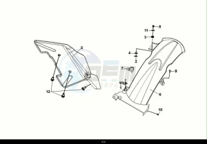 SYMPHONY ST 125 (XL12W1-EU) (E5) (M1) drawing RR. MUDGUARD