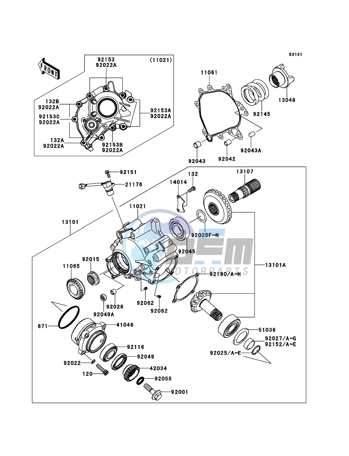 Front Bevel Gear