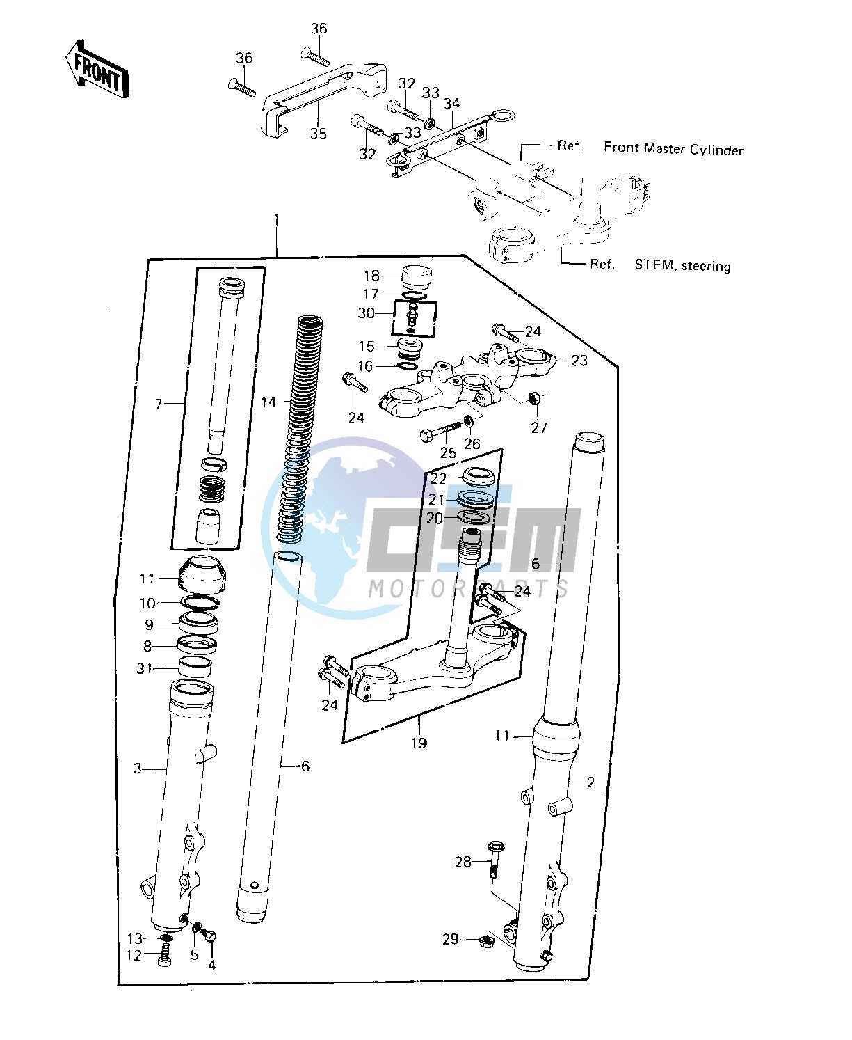 FRONT FORK -- 80-81 C1_C2- -