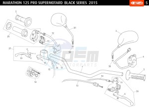 MARATHON-125-PRO-SM-BLACK-SERIES drawing HENDLEBARS