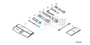 VFR1200FDB drawing TOOL