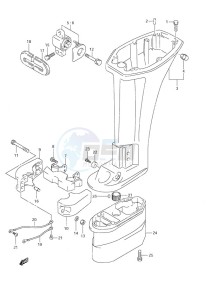 DF 9.9 drawing Driveshaft Housing