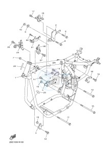 XVS950CU XV950 (2DE2) drawing FRAME