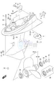 DF 115A drawing Gear Case (C/R)