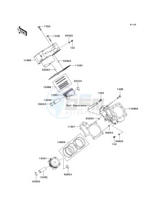 KRF 750 J [TERYX 750 FI 4X4 LE] (J9FA) J9FA drawing CYLINDER_PISTON-- S- -