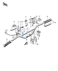 G31 M [CENTURION] (-M) 100 [CENTURION] drawing HANDLEBAR -- G31M-A- -