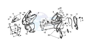 JET 4 125cc drawing HEAD LIGHT / INDICATORS