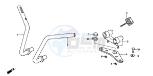 Z50J drawing HANDLE PIPE/TOP BRIDGE (2)