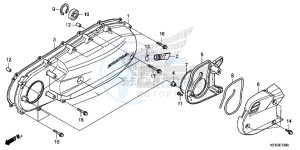 SH125DG SH125D E drawing LEFT SIDE COVER