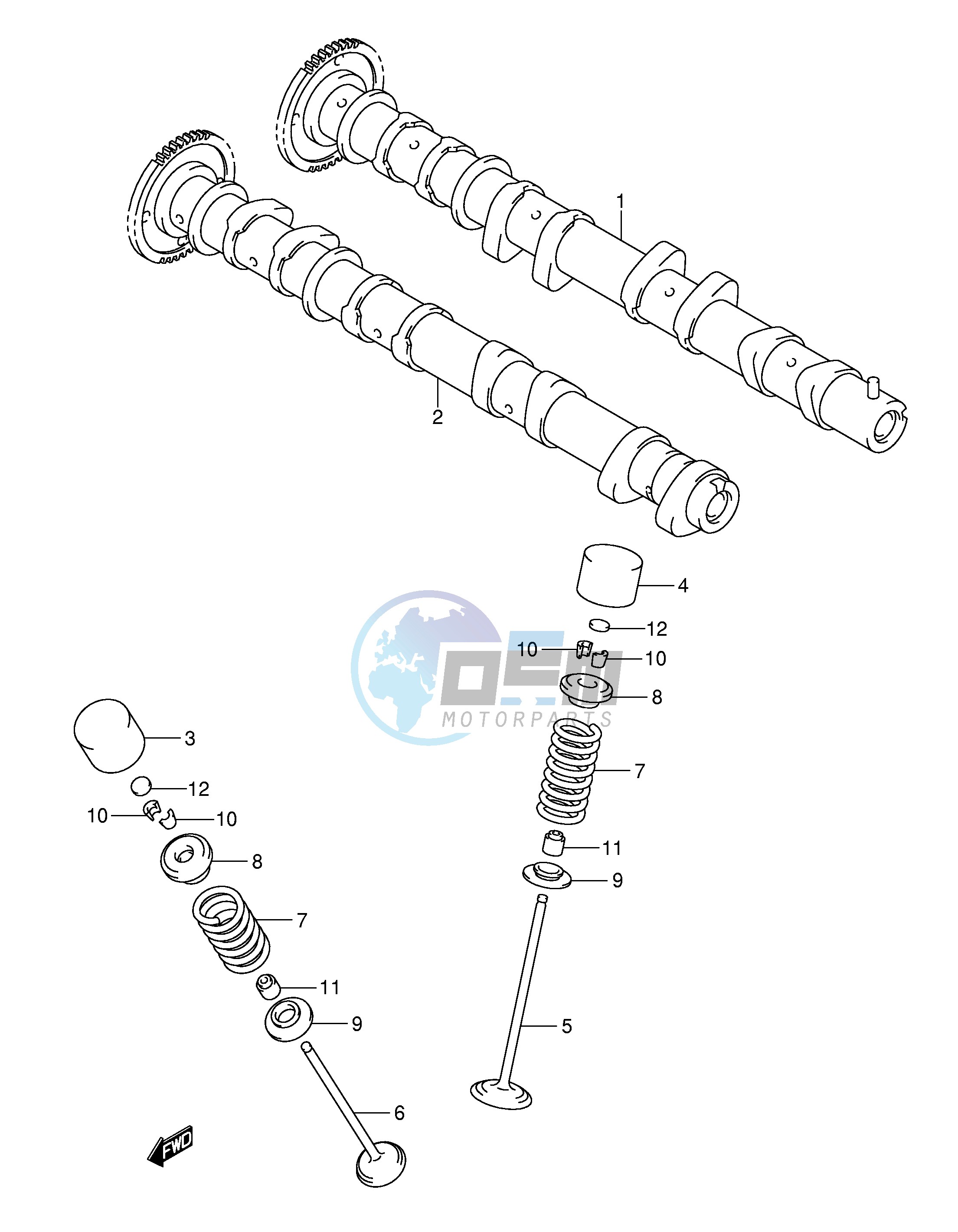 CAM SHAFT - VALVE