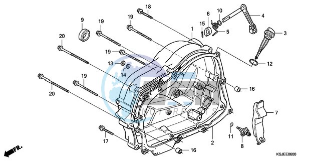 RIGHT CRANKCASE COVER