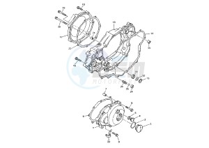 WR 400-426 F 400 drawing CRANKCASE COVER