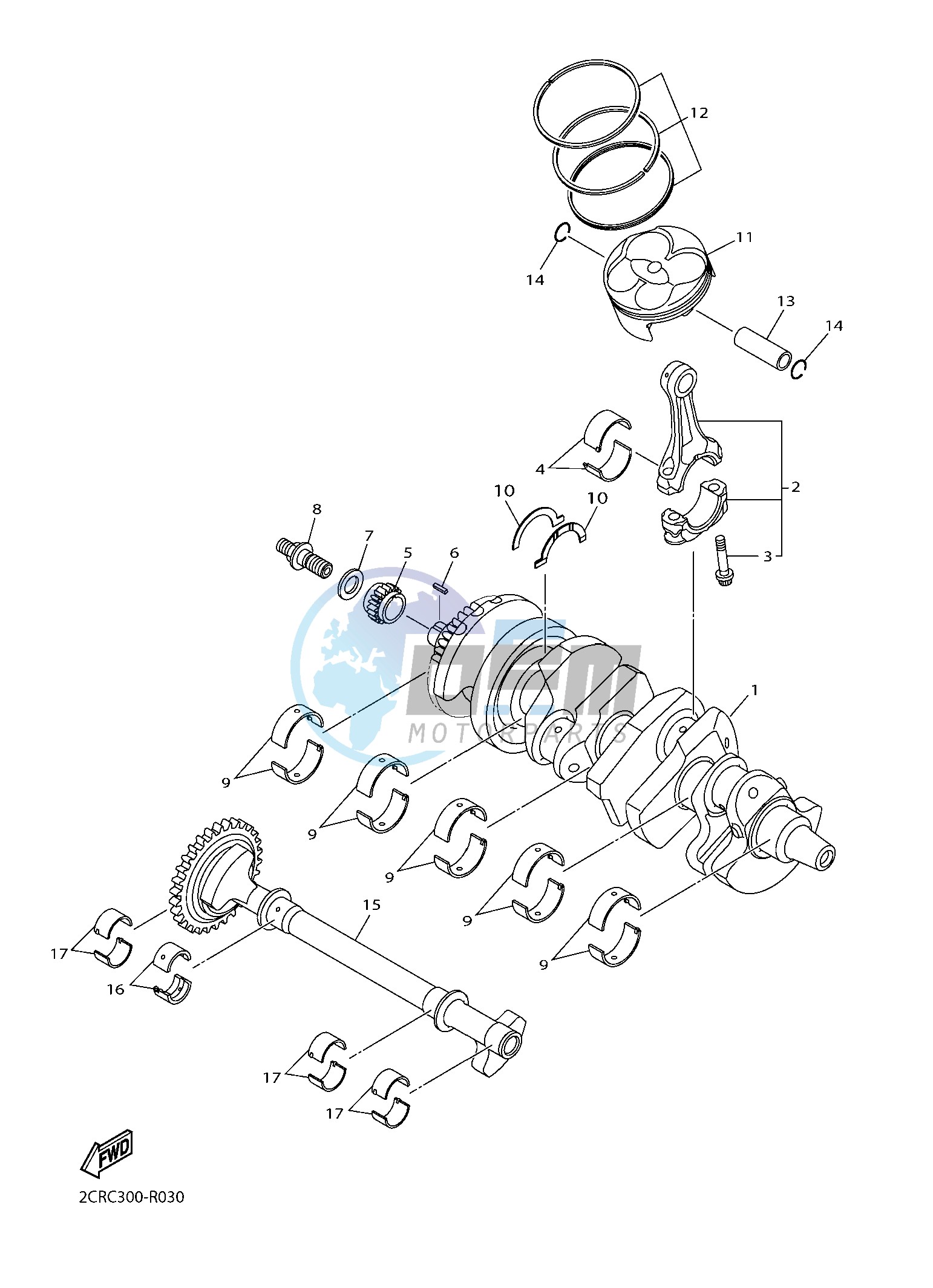 CRANKSHAFT & PISTON