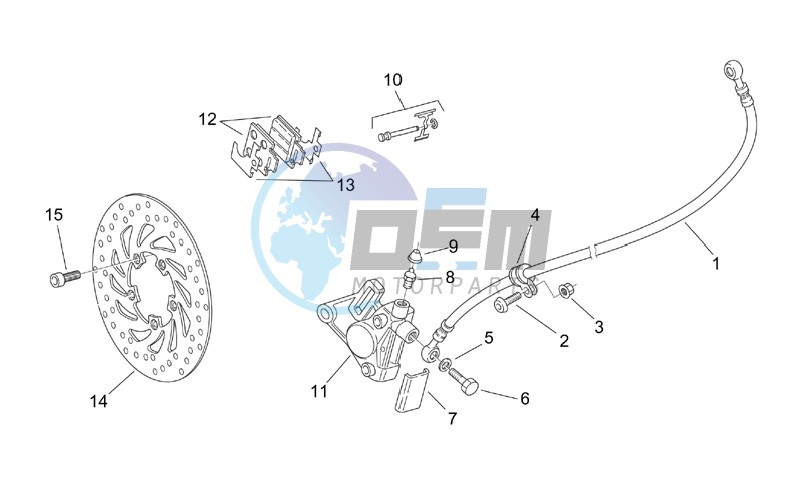 Front brake caliper