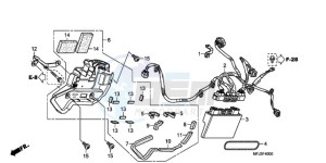 CBR600RA9 UK - (E / ABS) drawing ABS CONTROL UNIT (CBR600RA)