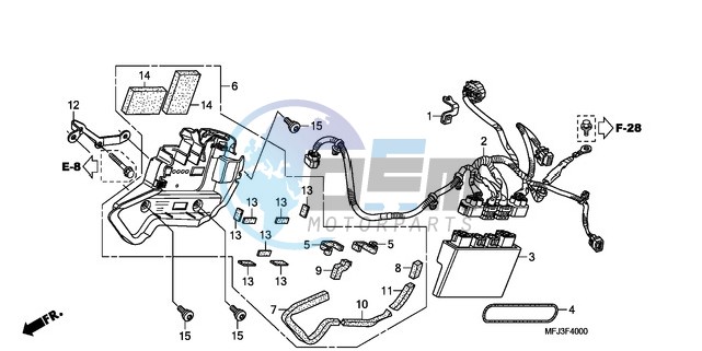 ABS CONTROL UNIT (CBR600RA)