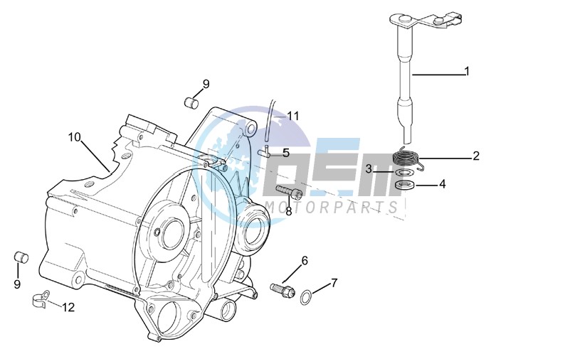 Left crankcase