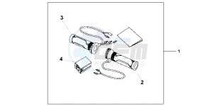 NC700XDD NC700X Dual Cluth ABS 2ED - (2ED) drawing GRIP HEATER(12A T