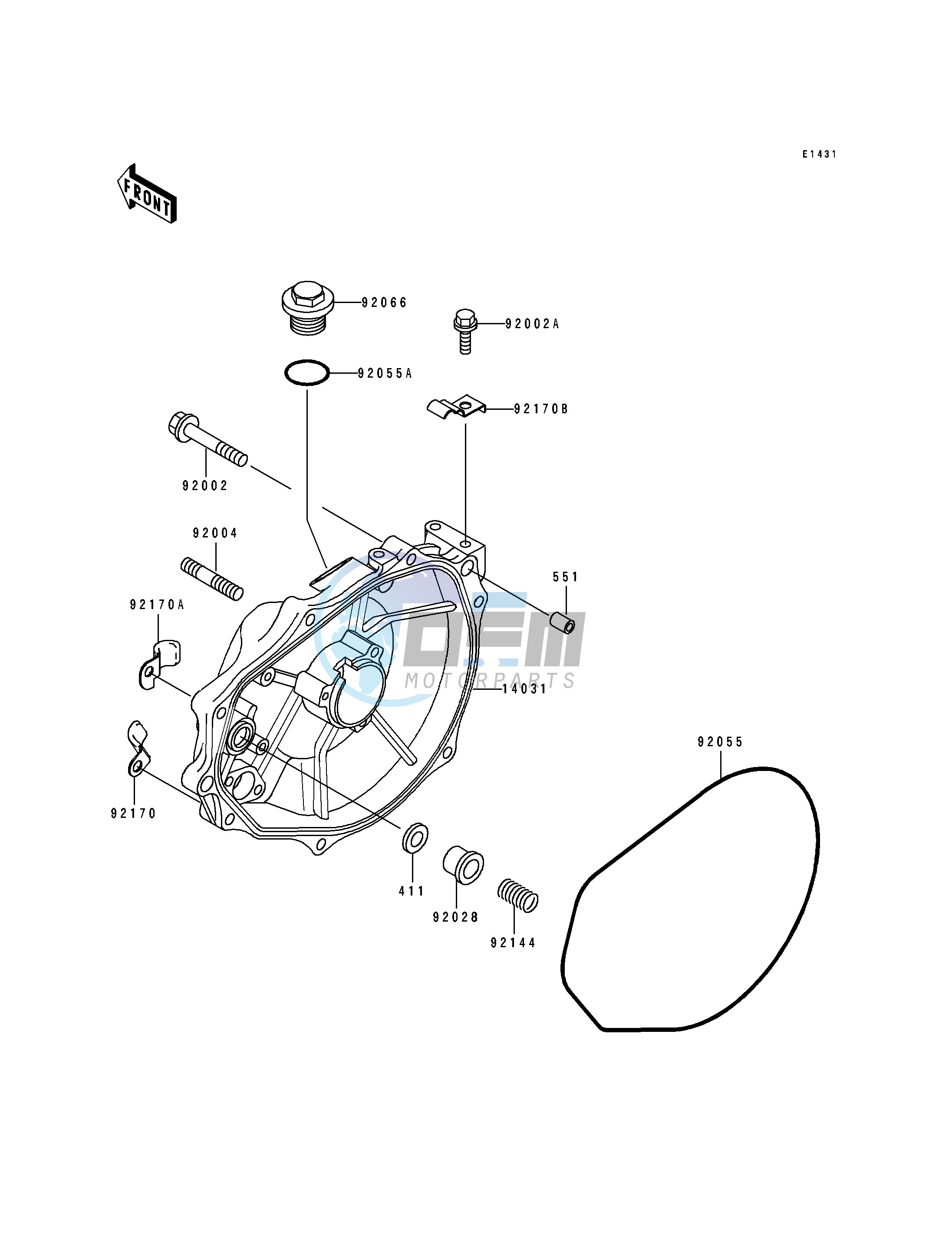 ENGINE COVER-- S- -