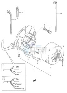 RM250 (E28) drawing MAGNETO