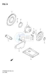 SFV650 (E3-E28) Gladius drawing OIL PUMP