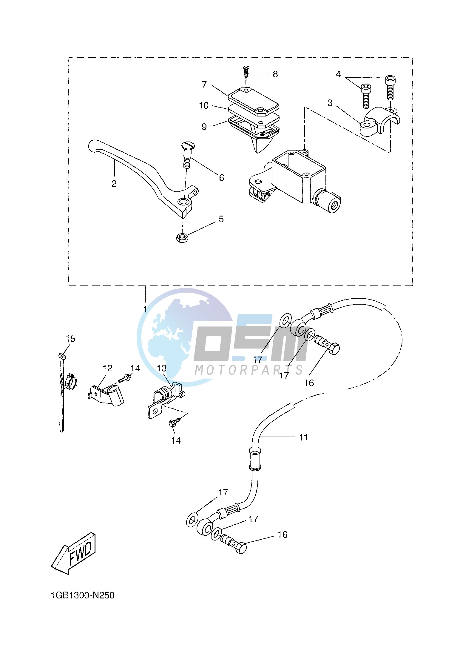 FRONT MASTER CYLINDER