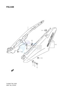 DL650 ABS V-STROM EU-UK drawing SEAT TAIL COVER