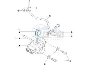 Liberty 50 4t Delivery drawing Brakes hose  - Calipers