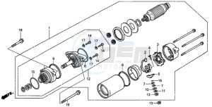 GL1800 drawing STARTING MOTOR