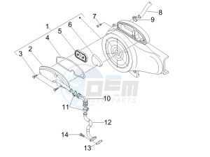 LXV 50 4T 2V 25 Kmh B-NL drawing Secondary air box