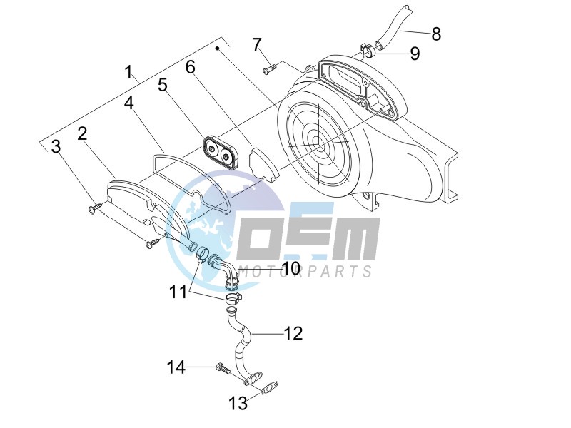 Secondary air box