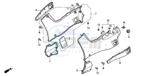 ST1100A drawing SIDE COVER