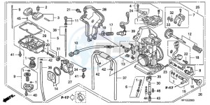 TRX450ER9 Australia - (U / SEL) drawing CARBURETOR