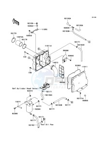 JET SKI STX-12F JT1200D6F FR drawing Air Cleaner