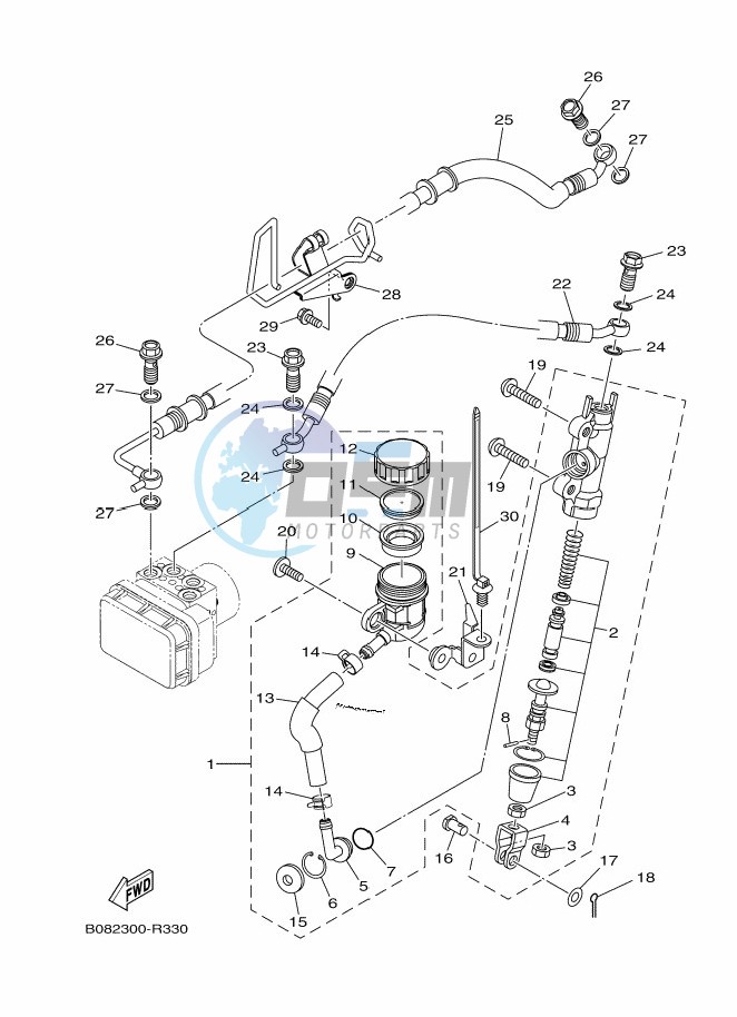 REAR MASTER CYLINDER