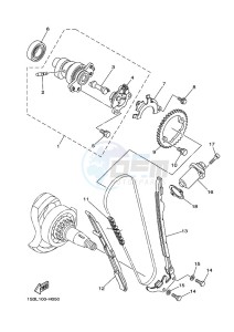 YFM700R YFM70RSBK (2LSN) drawing CAMSHAFT & CHAIN