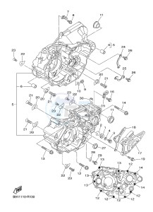 WR450F (2GC2 2GC3 2GC4 2GC4) drawing CRANKCASE