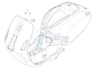 PRIMAVERA 150 4T 3V IGET ABS E4 (EMEA) drawing Frame/bodywork