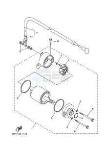 YFM700FWAD GRIZZLY 700 EPS (BLT5) drawing STARTING MOTOR