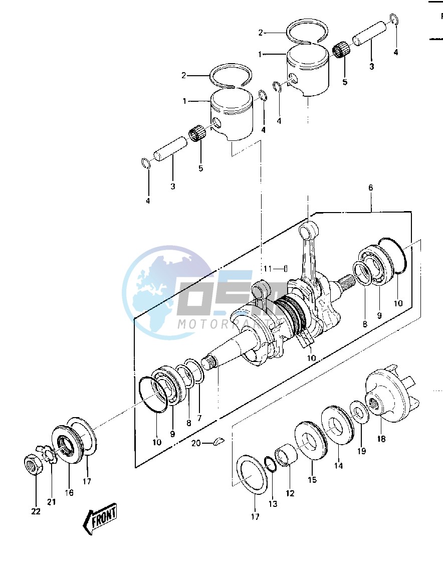 CRANKSHAFT_PISTONS -- 82-83 JS440-A6_A7- -