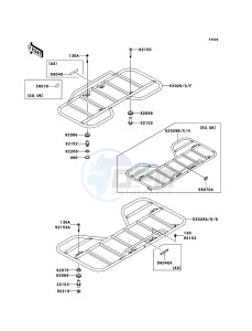 KVF360 4x4 KVF360A6F EU GB drawing Carrier(s)