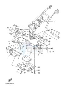 TT-R125 TT-R125LWE (2PT3) drawing FRAME