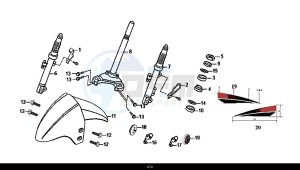 JET 4 50cc (AD05W8-EU) (E4) (L8) drawing STEERING STEM FRONT CUSHION